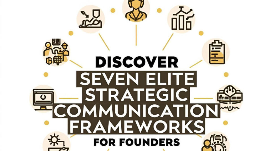 illustrating seven elite strategic communication for founders.